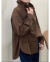 Chemisier M845-190 IT HIPPIE Marron