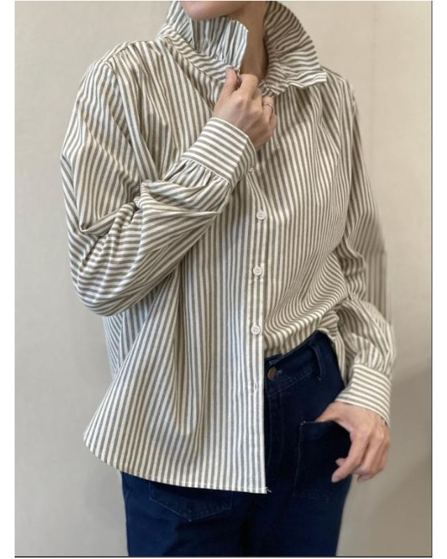 Chemisier M845-5 IT HIPPIE Kaki