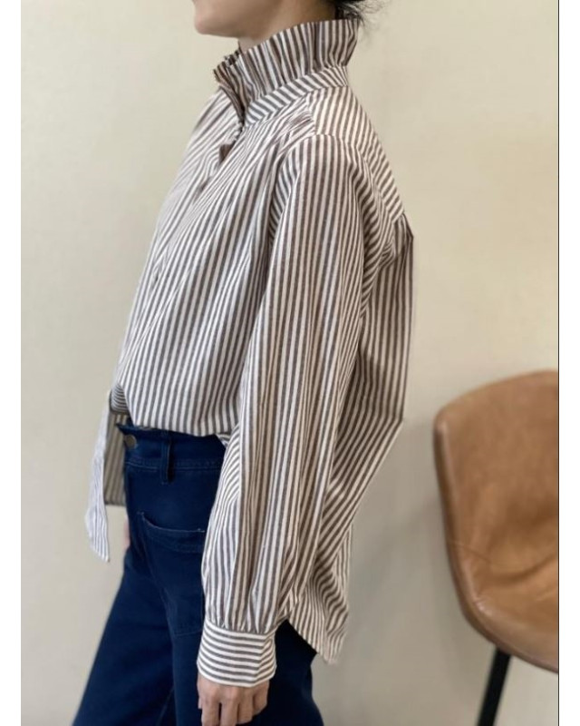 Chemisier M845-5 IT HIPPIE Marron