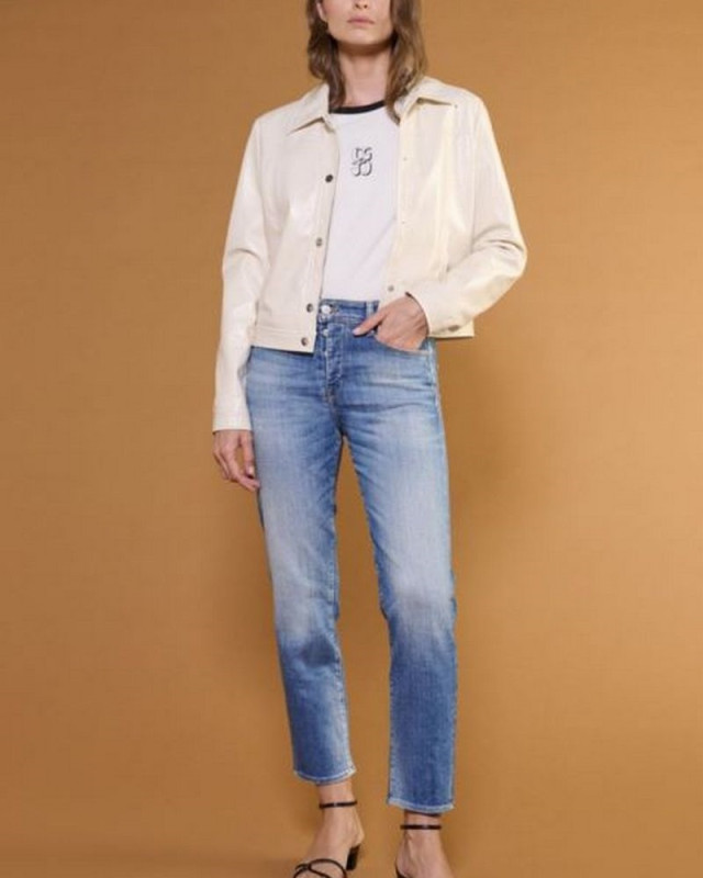 Jeans 400/17 mom LE TEMPS DES CERISES BLEU