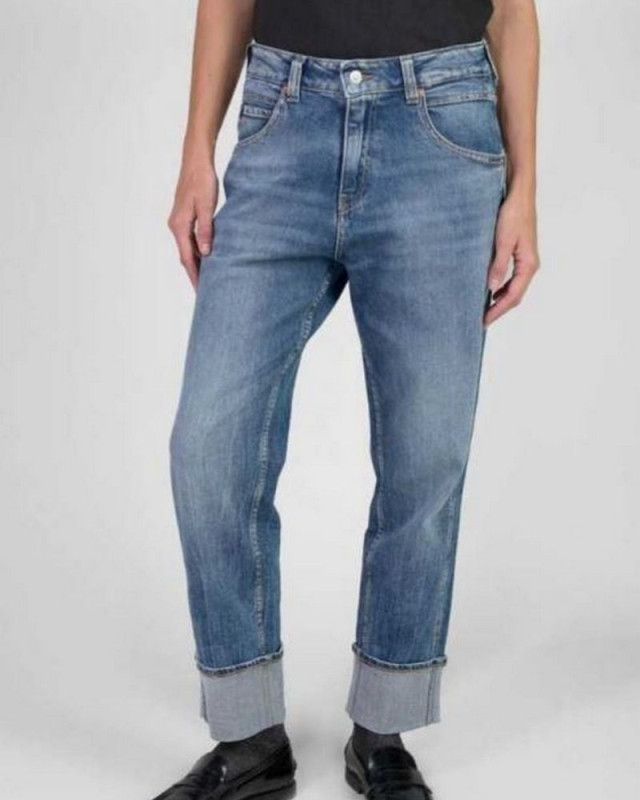 jeans 400/60 girlfriend LE TEMPS DES CERISES BLEU