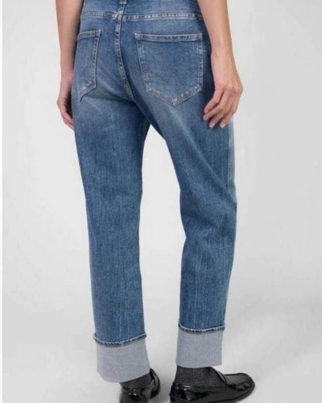 jeans 400/60 girlfriend LE TEMPS DES CERISES BLEU