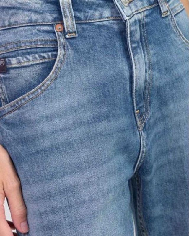 jeans 400/60 girlfriend LE TEMPS DES CERISES BLEU