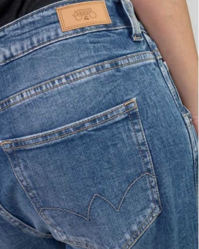 jeans 400/60 girlfriend LE TEMPS DES CERISES BLEU