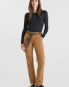 Pantalon Chino Kristin LE TEMPS DES CERISES Marron