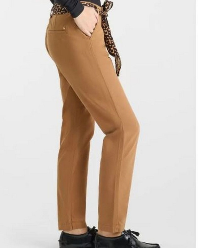 Pantalon Chino Kristin LE TEMPS DES CERISES Marron