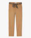Pantalon Chino Kristin LE TEMPS DES CERISES Marron