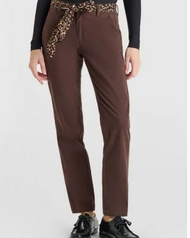 Pantalon Chino Kristin LE TEMPS DES CERISES black coffee