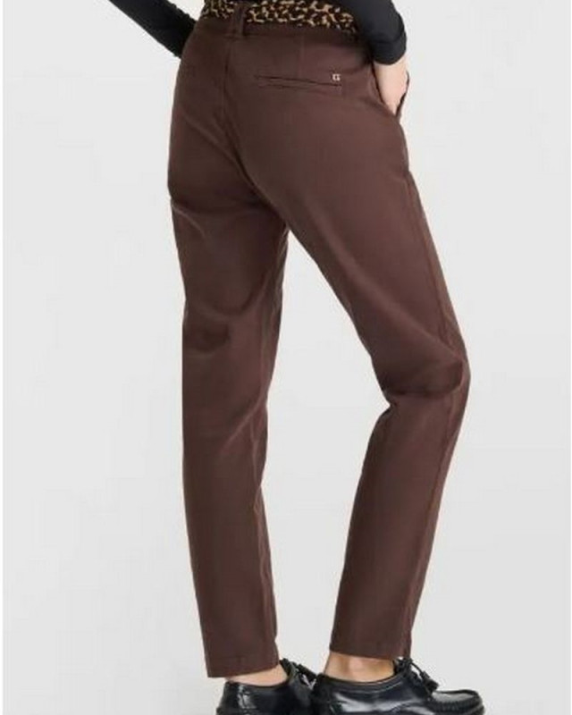 Pantalon Chino Kristin LE TEMPS DES CERISES black coffee