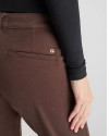 Pantalon Chino Kristin LE TEMPS DES CERISES black coffee