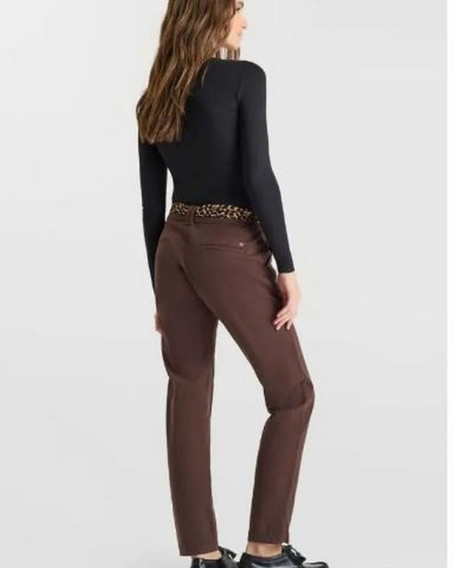 Pantalon Chino Kristin LE TEMPS DES CERISES black coffee