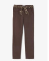 Pantalon Chino Kristin LE TEMPS DES CERISES black coffee