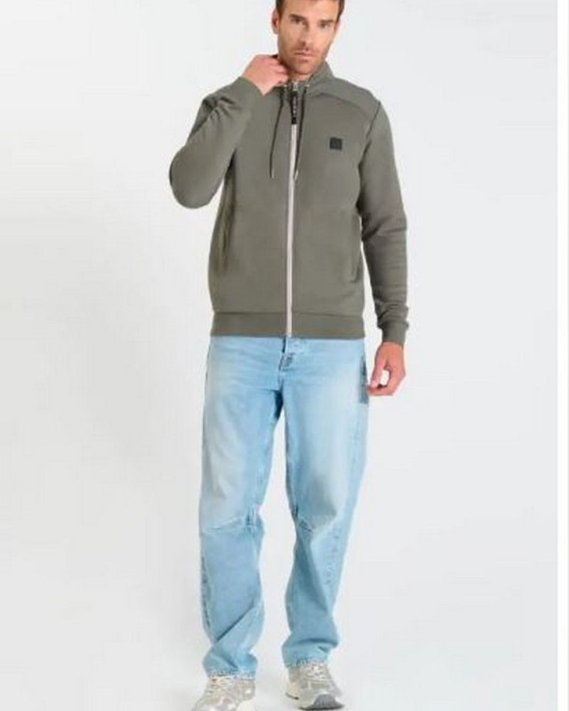 Sweat zippé olago LE TEMPS DES CERISES dusty