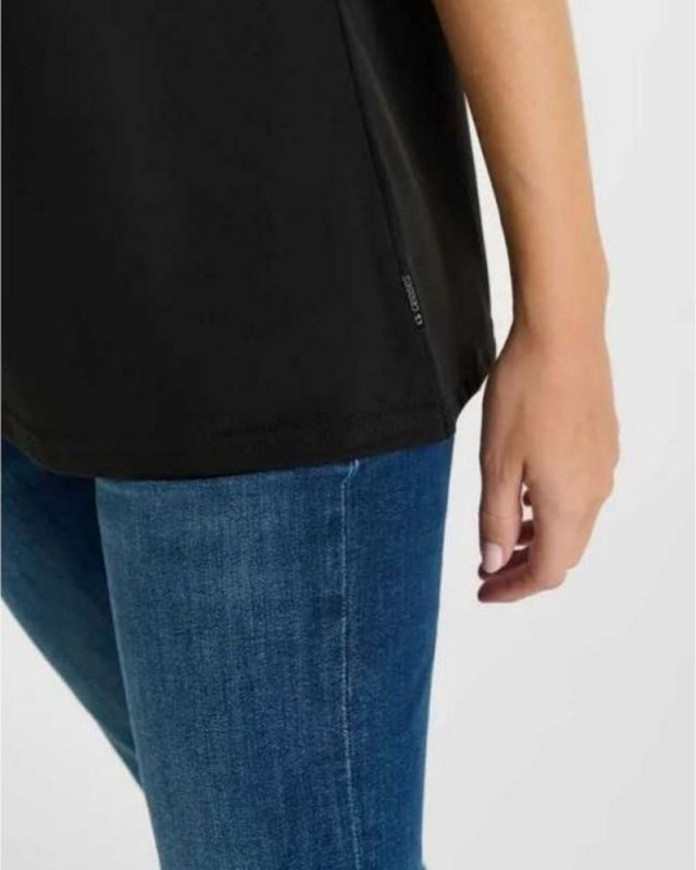 Tee Shirt col v fuka LE TEMPS DES CERISES Noir