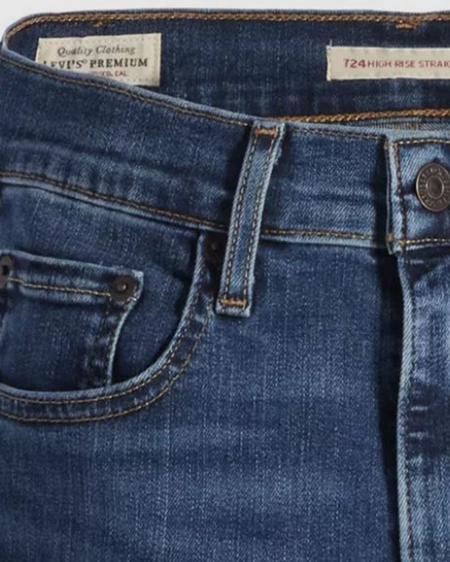 jean droit 724 LEVIS STRAUSS dark indigo