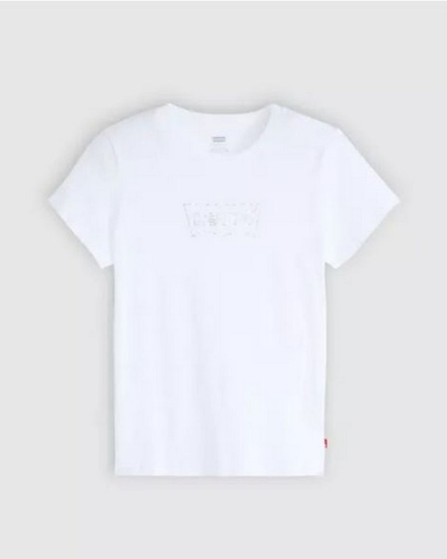 Tee shirt motif strass LEVI STRAUSS Blanc