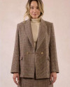 Veste blazer P1820DN MOLLY BRACKEN Marron