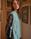 Pull sans manche LA1791DN MOLLY BRACKEN aqua bleu