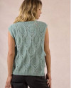 Pull sans manche LA1791DN MOLLY BRACKEN aqua bleu