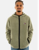 Sweat polaire DM0DM19224 Tjm reg badge teddy TOMMY HILFIGER utility sage