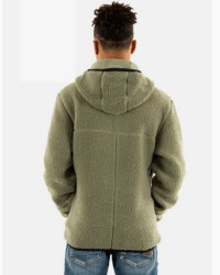 Sweat polaire DM0DM19224 Tjm reg badge teddy TOMMY HILFIGER utility sage