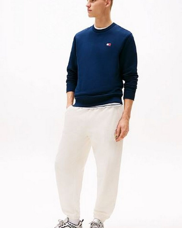 Sweat ras du cou Dm0dm20660 reg badge TOMMY HILFIGER Marine