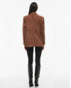 Veste blazer 14107717 visuede VILA downtown brown