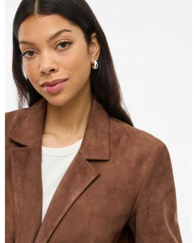 Veste blazer 14107717 visuede VILA downtown brown