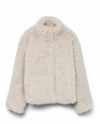 veste fausse fourrure 10315328 vmmonroe VERO MODA Beige