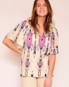 Blouse Happy MKT Studio Marron clair