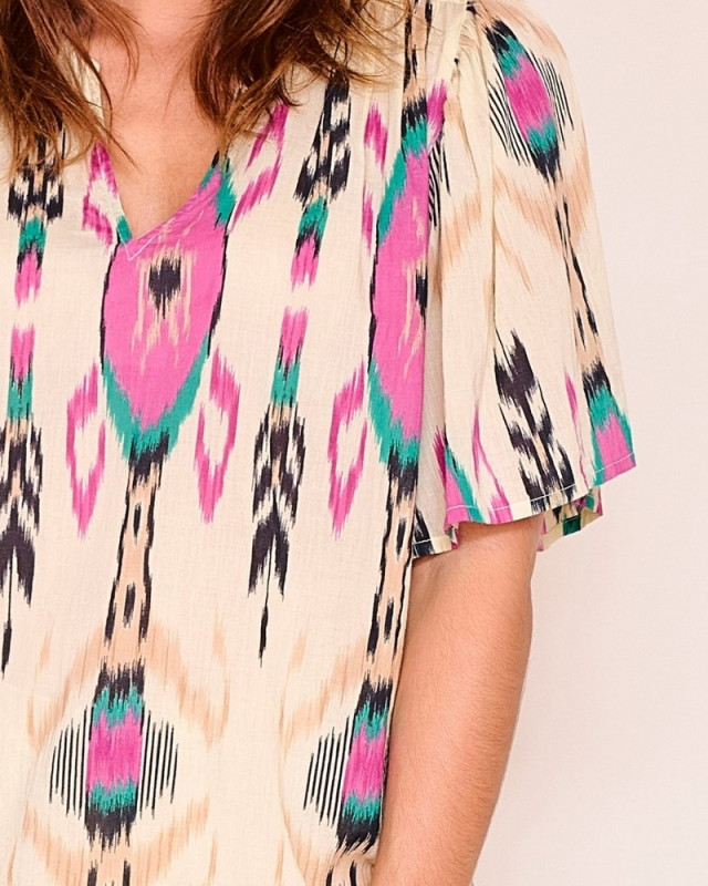 Blouse Happy MKT Studio Marron clair