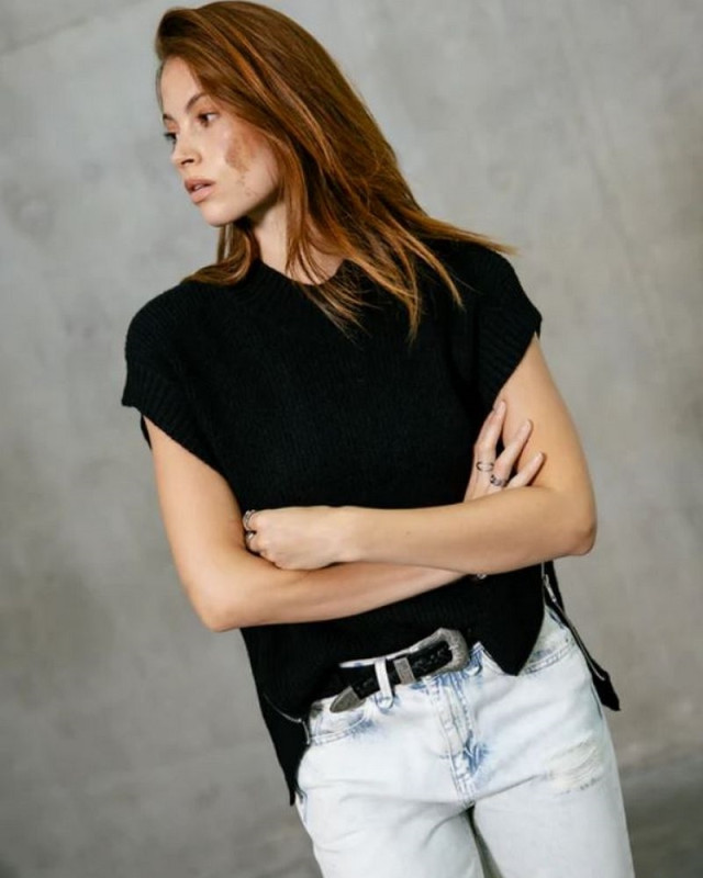 Pull sans manche Phancy FREEMANT T PORTER Noir