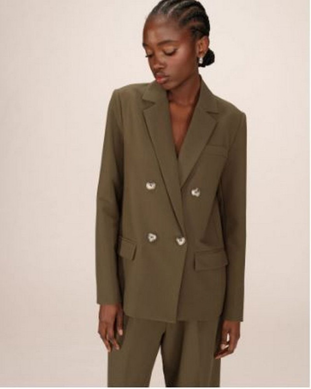 Veste blazer Sureau GRACE ET MILA vert foret