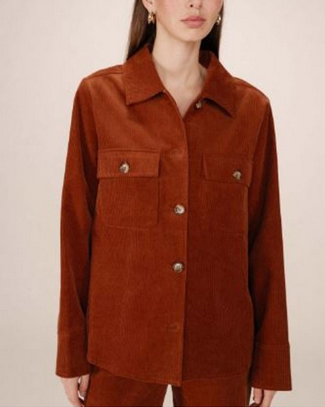 sur chemise special GRACE ET MILA brique