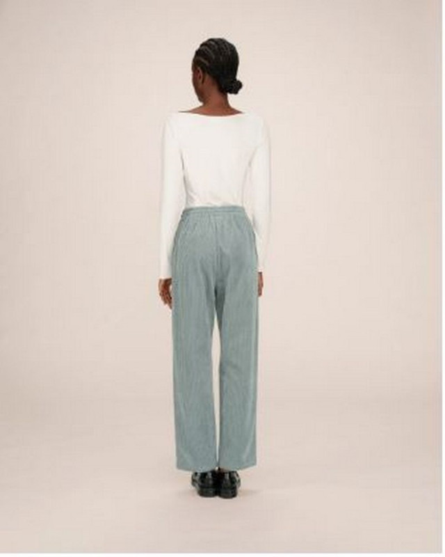 Pantalon velour liberty GRACE ET MILA sauge