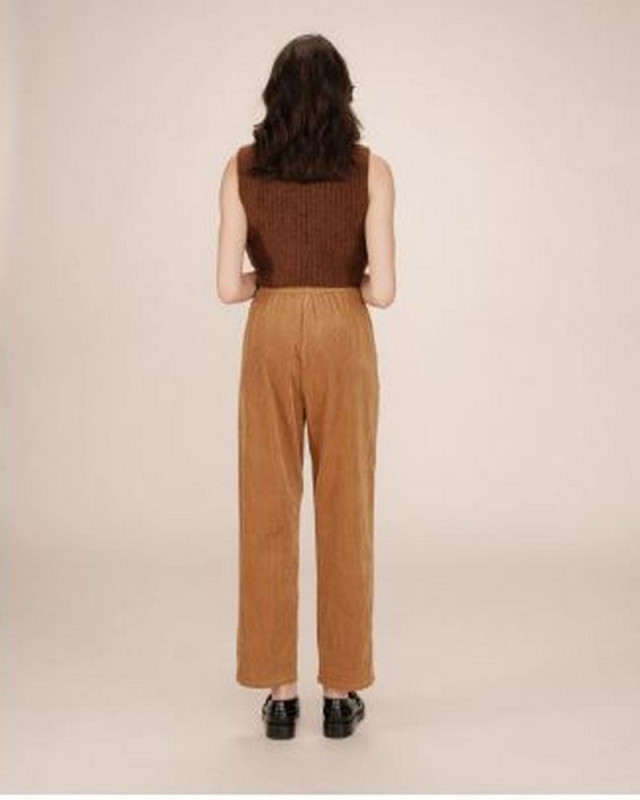 Pantalon velour liberty GRACE ET MILA Ocre