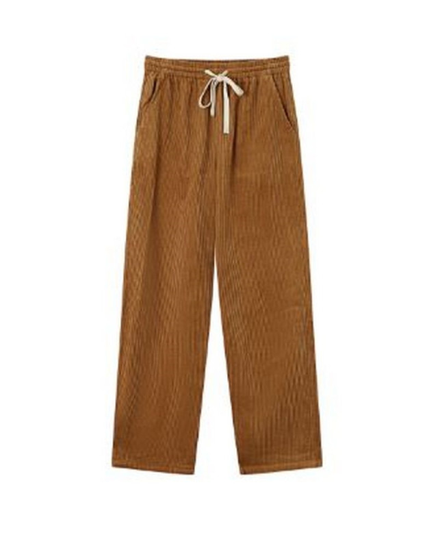Pantalon velour liberty GRACE ET MILA Ocre