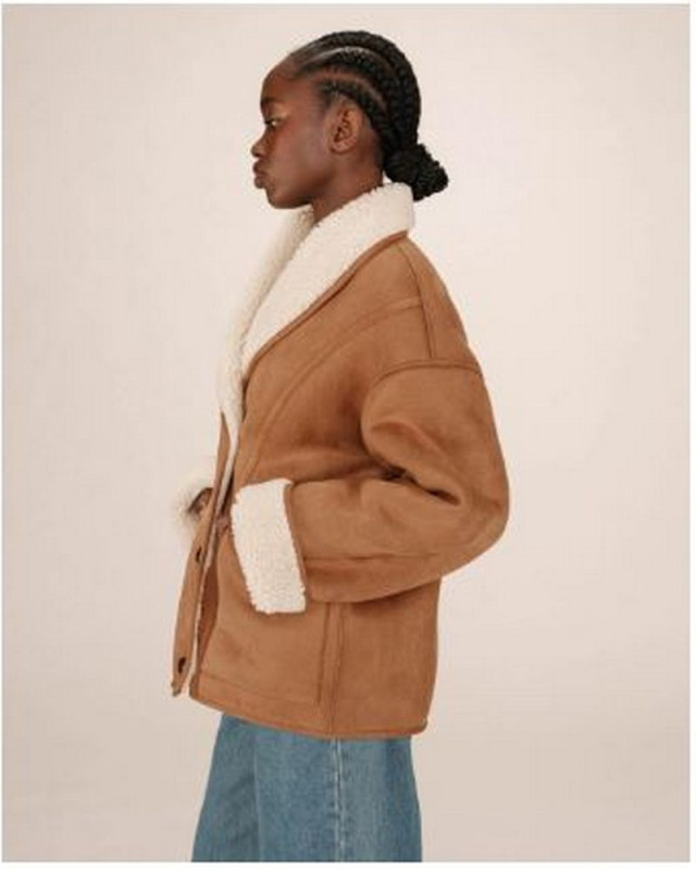 Manteau swan GRACE ET MILA Camel