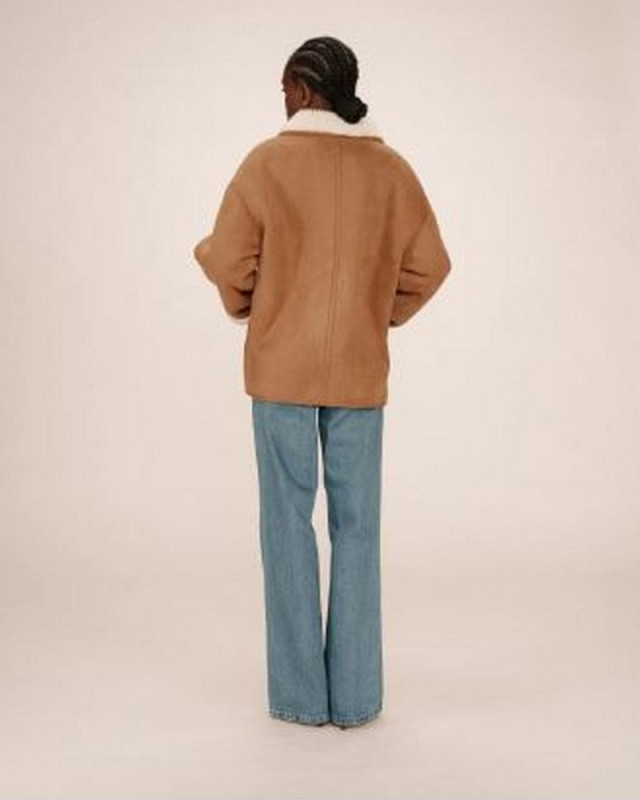 Manteau swan GRACE ET MILA Camel