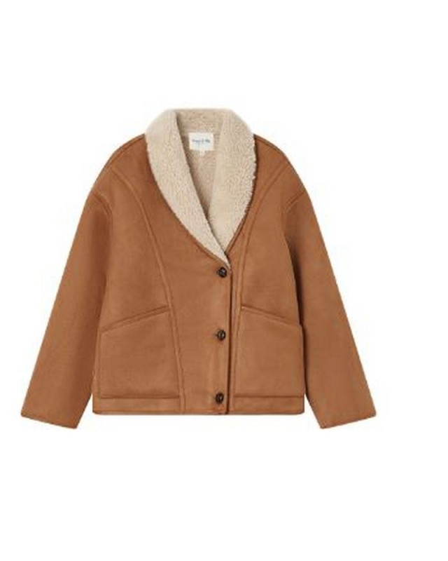 Manteau swan GRACE ET MILA Camel