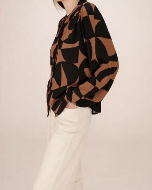 Blouse sorpresa GRACE ET MILA Chocolat