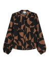Blouse sorpresa GRACE ET MILA Chocolat