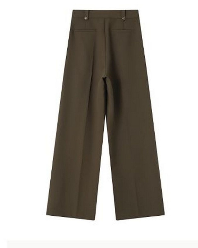 Pantalon large septime GRACE ET MILA vert foret