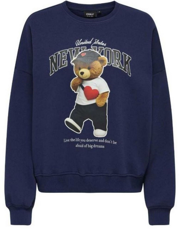 Sweat col rond onllinda 15362074 ONLY midnight sail