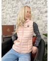 Doudoune sans manche Seda JOTT Rose pastel