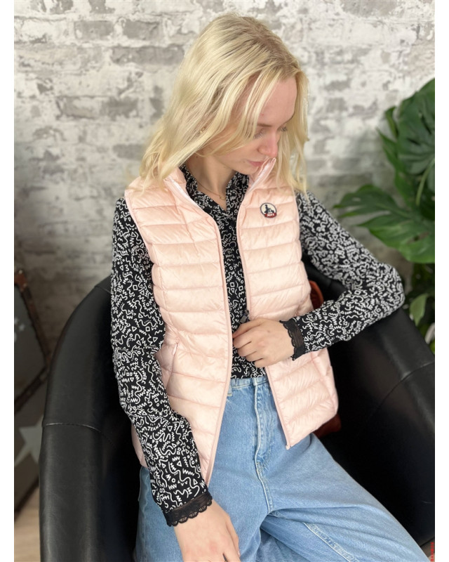 Doudoune sans manche Seda JOTT Rose pastel