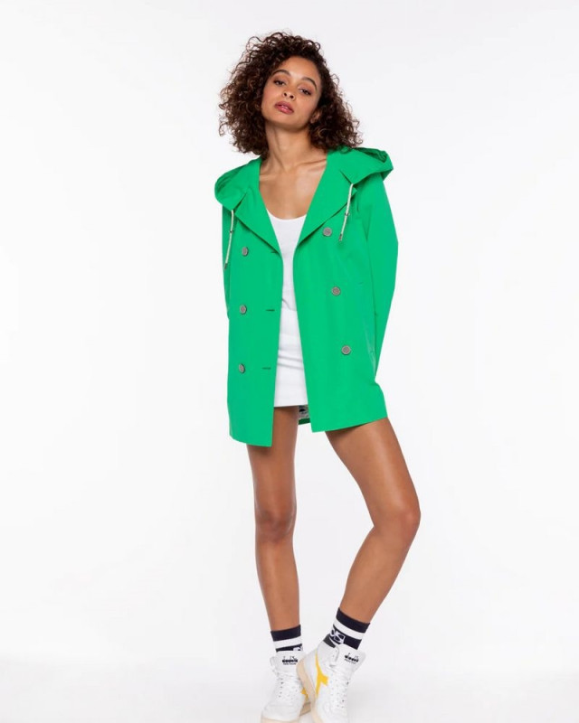 Parka Quiberon TRENCH COAT vert pomme / apple green