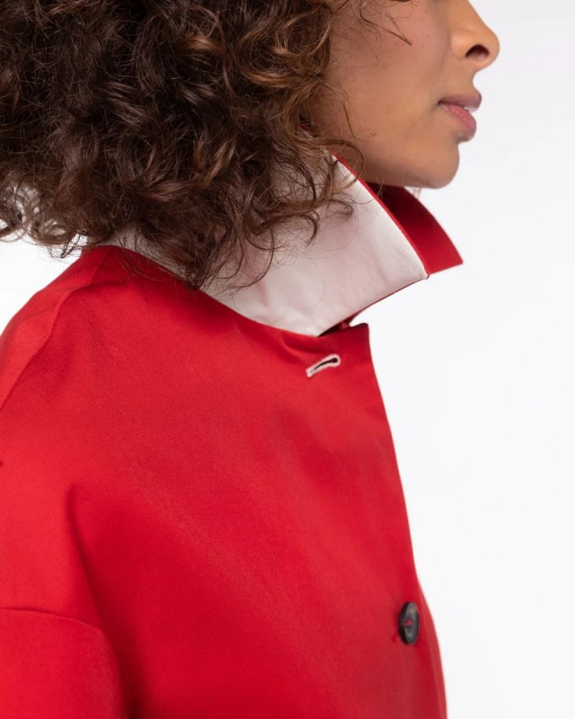 Imper Dax TRENCH COAT rouge / red