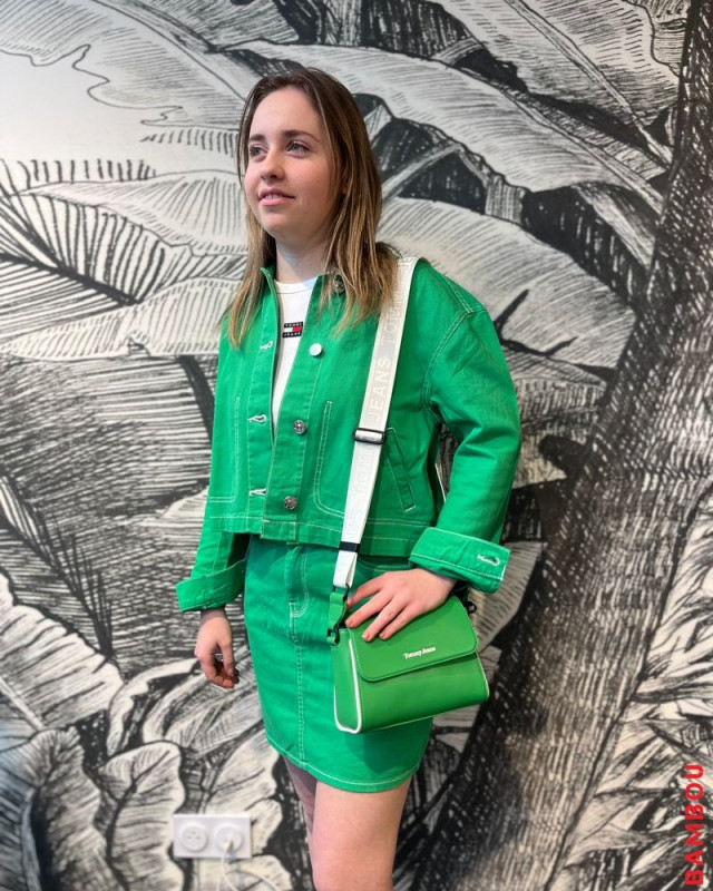 Veste courte Only Vert