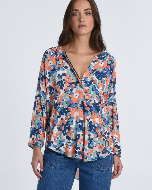 Chemisier MOLLY BRACKEN blue canopee